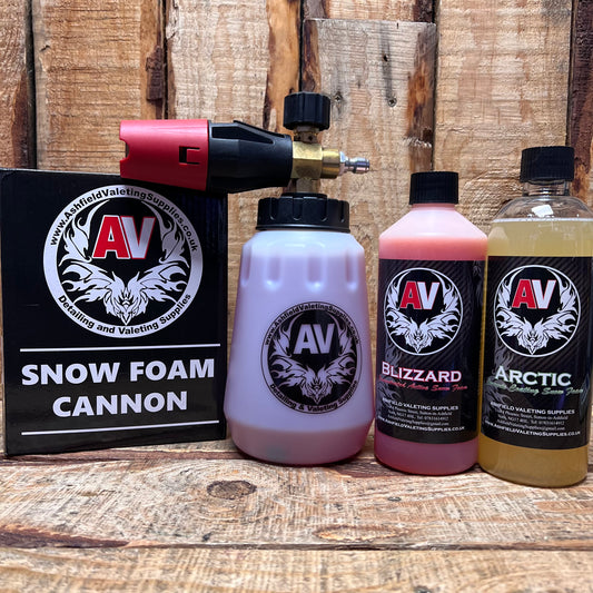 Snow Foam Cannon Kit - Fully Adjustable - Premium Snow Foam Lance With Bizzard & Arctic