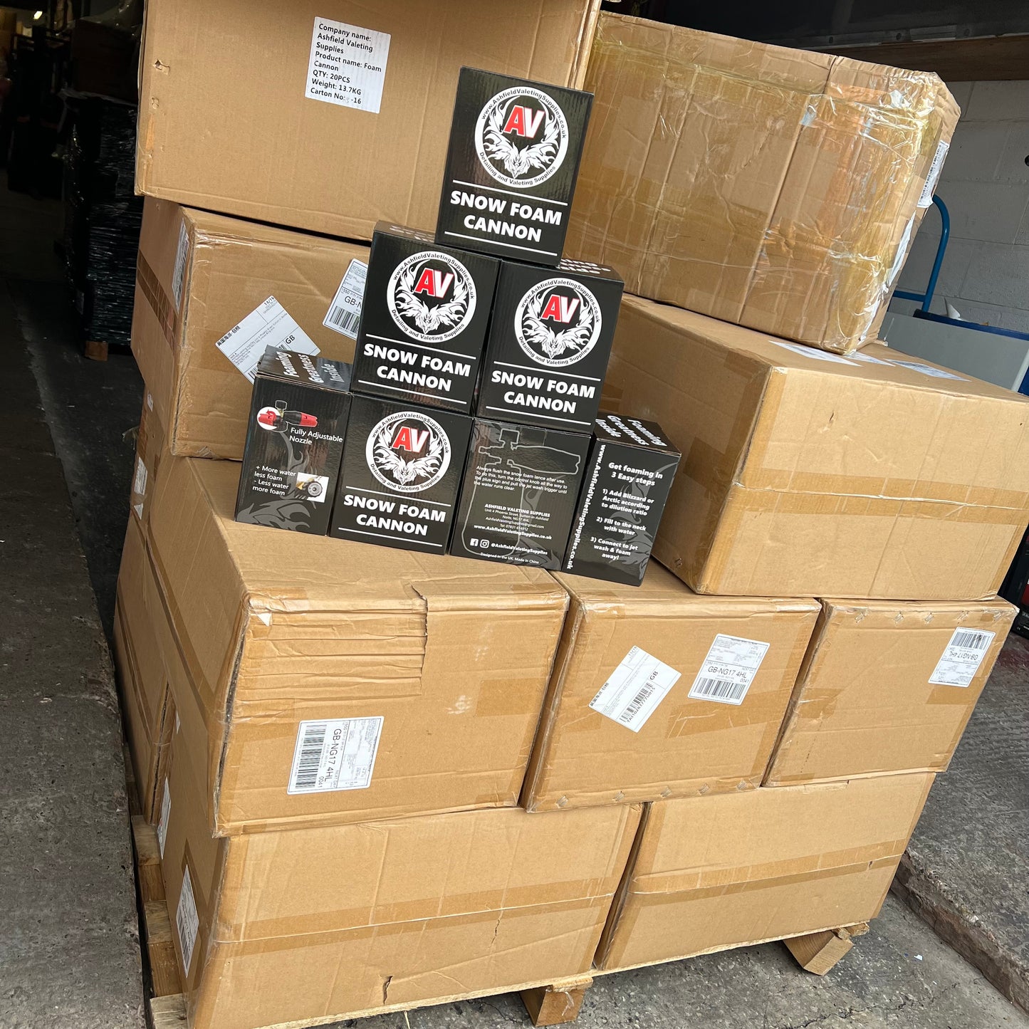 Snow Foam Cannon Lance - Fully Adjustable - Premium Snow Foam Lance Gun