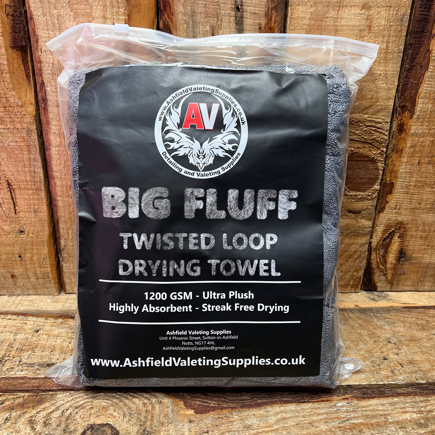 AVS BIG FLUFF Twisted Loop Drying Towel 1200GSM 60x90cm - Exterior Cloth