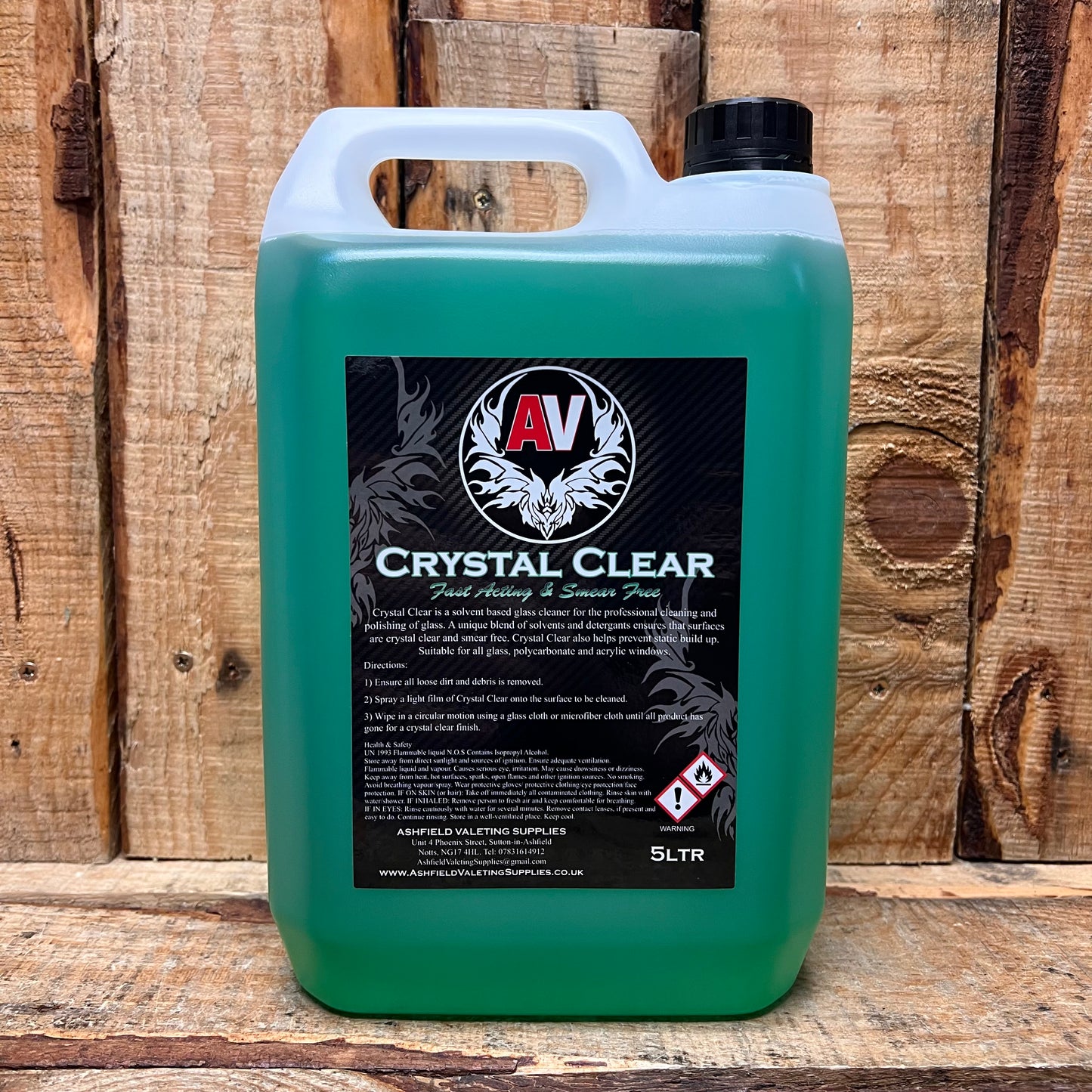 Crystal Clear - Fast Acting & Smear Free Glass Cleaner