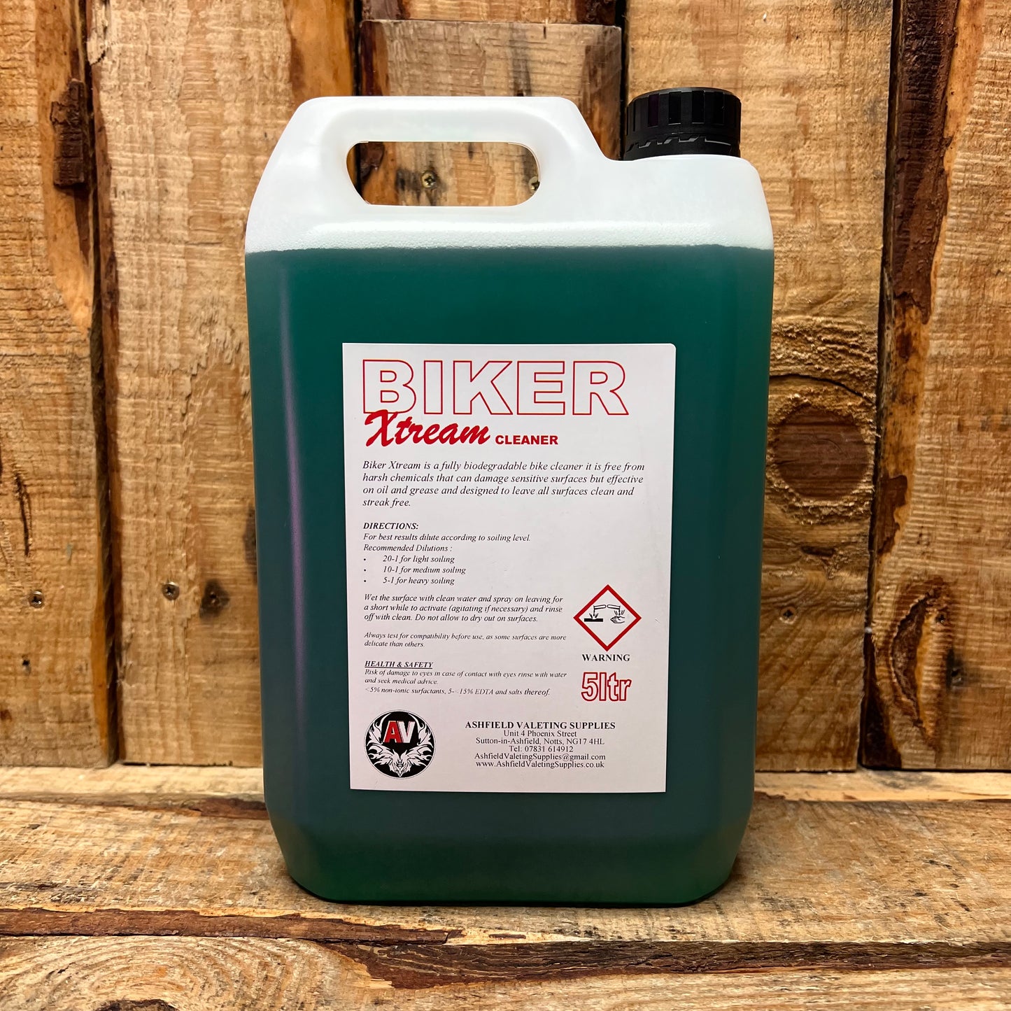 Biker Xtream Cleaner - Super Safe, Caustic Free 5L