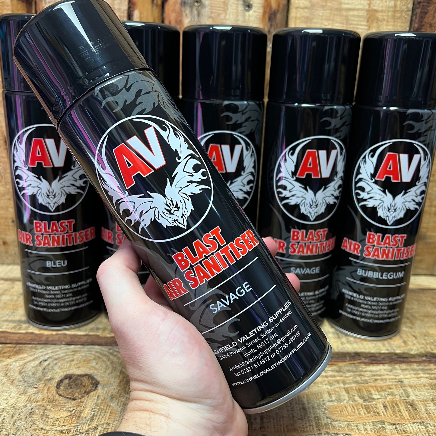 Blast Air Sanitiser - Air Freshener - Fruit, Perfume, Aftershave Scent