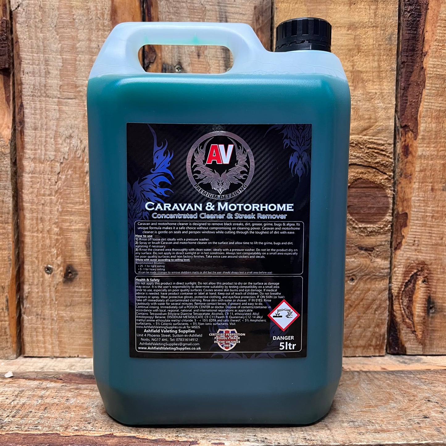 Caravan & Motorhome - Concentrated Cleaner & Streak Remover