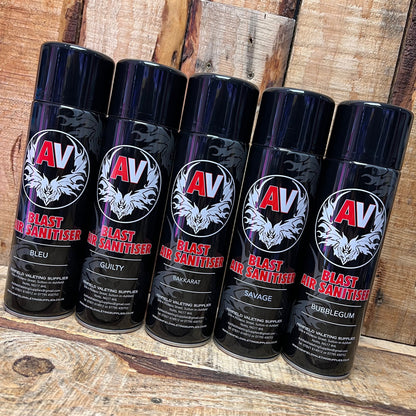 Blast Air Sanitiser - Air Freshener - Fruit, Perfume, Aftershave Scent