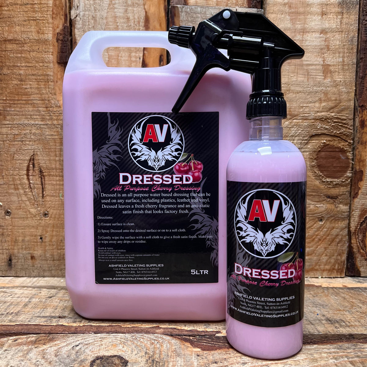 Water Based Dressing Dressed - All Purpose Satin Dressing Water-based - Cherry Scent ...